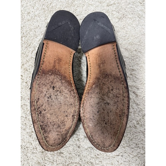 Allen‎ Edmonds Mens Maxfield Black Leather Tassle Loafers Shoes Size 10B Career main image 9